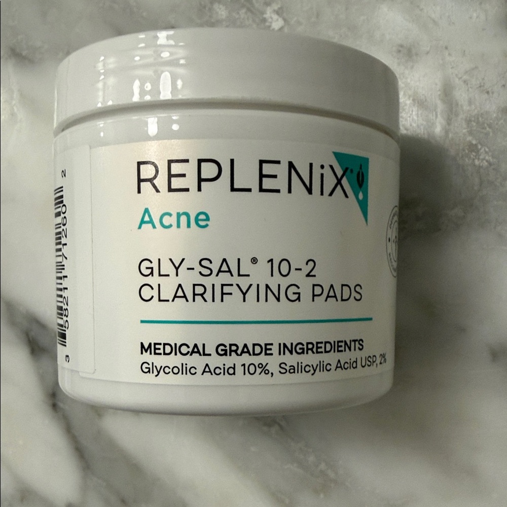 Replenix 10% glycolic acid, 2% salicylic acid pads never opened